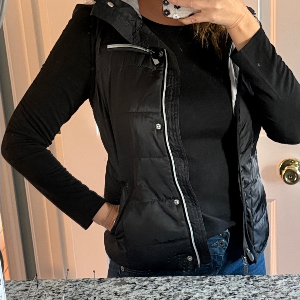Vince Camuto Black Puffer Vest